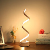 Lampe de chevet spirale