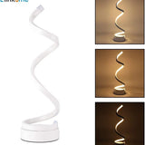 Lampe de chevet spirale