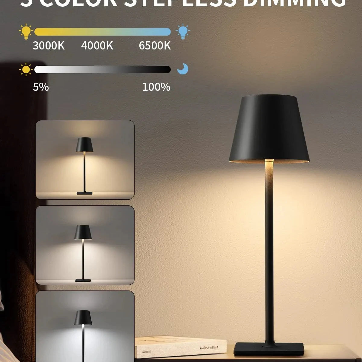 Lampe de Table Sans Fil