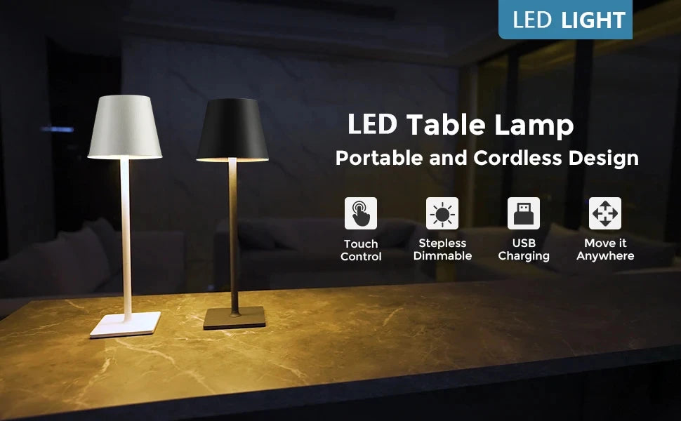 Lampe de Table Sans Fil