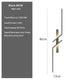  80cm - Droite