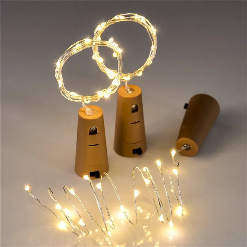 Guirlande lumineuse LED en forme de bouchon | Féora