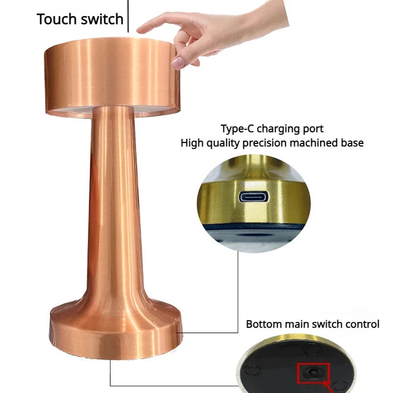 Lampe rétro minimaliste (Nora)