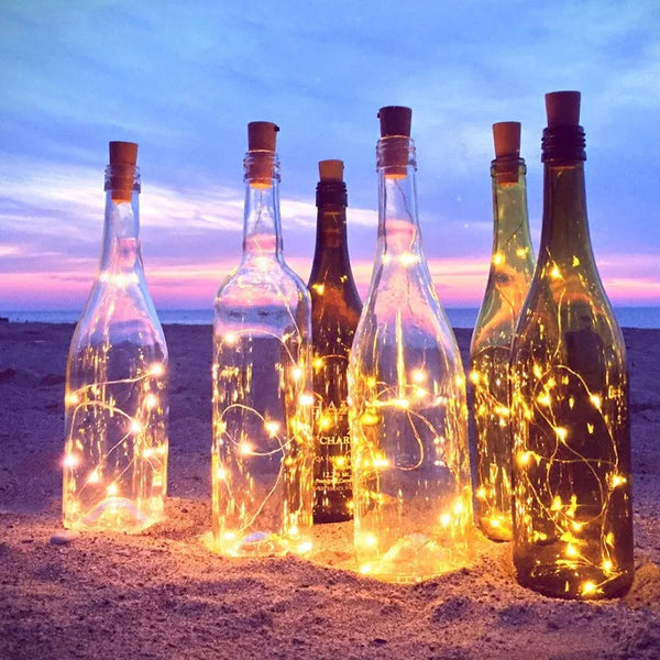 Guirlande lumineuse LED en forme de bouchon | Féora