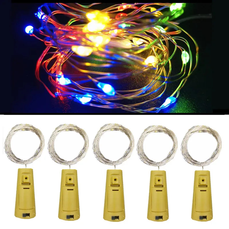 Guirlande lumineuse LED en forme de bouchon | Féora