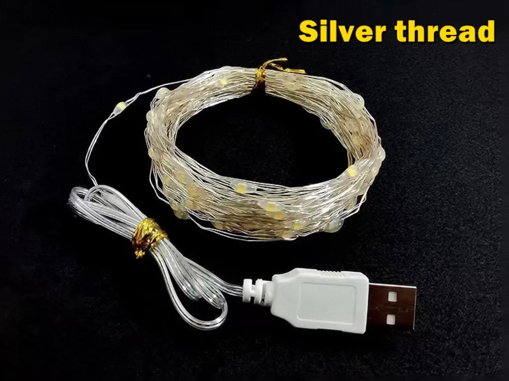 Guirlande Lumineuse Intérieure en Fil de Cuivre USB (Auréline)