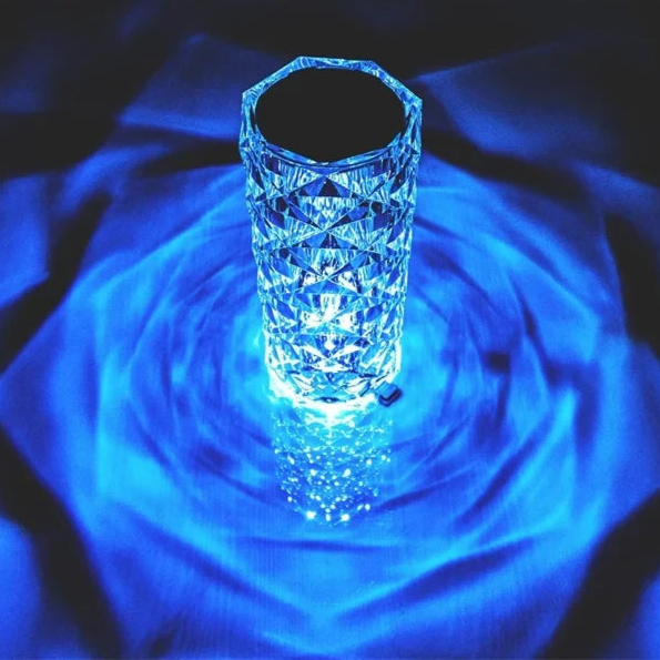 Lampe de table en cristal (Elysia)