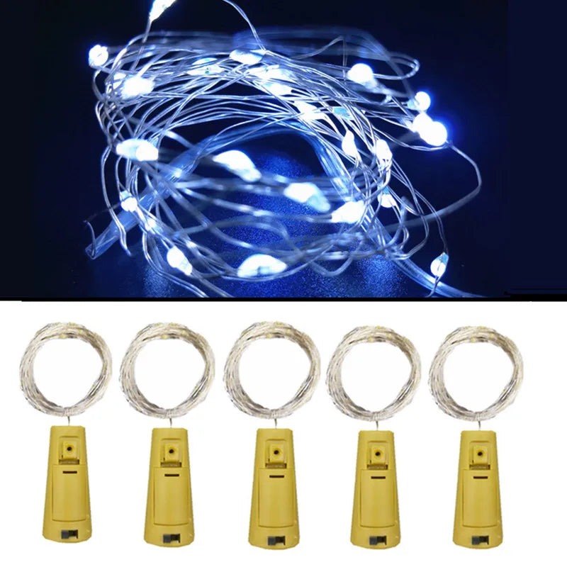 Guirlande lumineuse LED en forme de bouchon | Féora